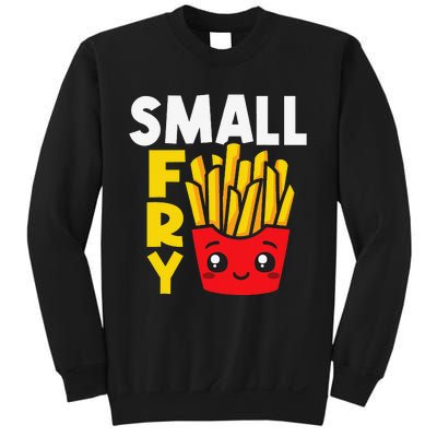 Small Fry French Fries Eater Fast Food Chips Lover Potato Sweatshirt