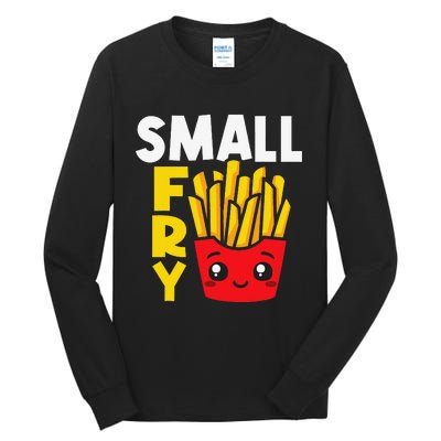 Small Fry French Fries Eater Fast Food Chips Lover Potato Tall Long Sleeve T-Shirt