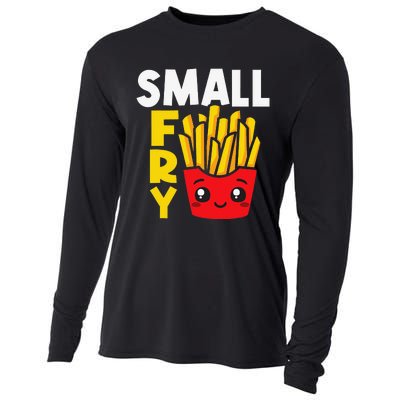 Small Fry French Fries Eater Fast Food Chips Lover Potato Cooling Performance Long Sleeve Crew