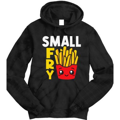 Small Fry French Fries Eater Fast Food Chips Lover Potato Tie Dye Hoodie