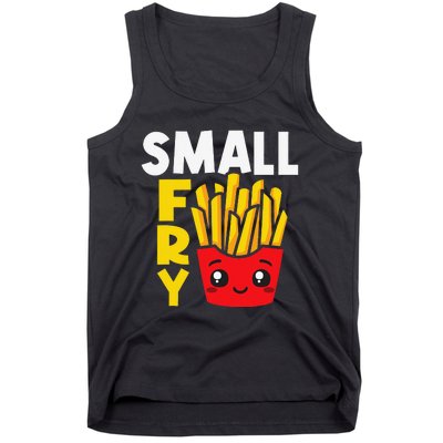 Small Fry French Fries Eater Fast Food Chips Lover Potato Tank Top