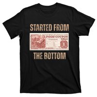 Started From Food Stamp Amounts In Each State The Bottom T-Shirt