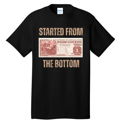 Started From Food Stamp Amounts In Each State The Bottom Tall T-Shirt