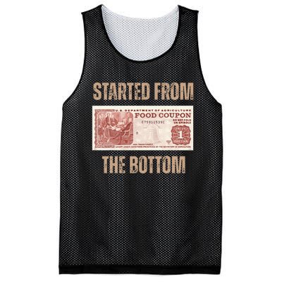 Started From Food Stamp Amounts In Each State The Bottom Mesh Reversible Basketball Jersey Tank