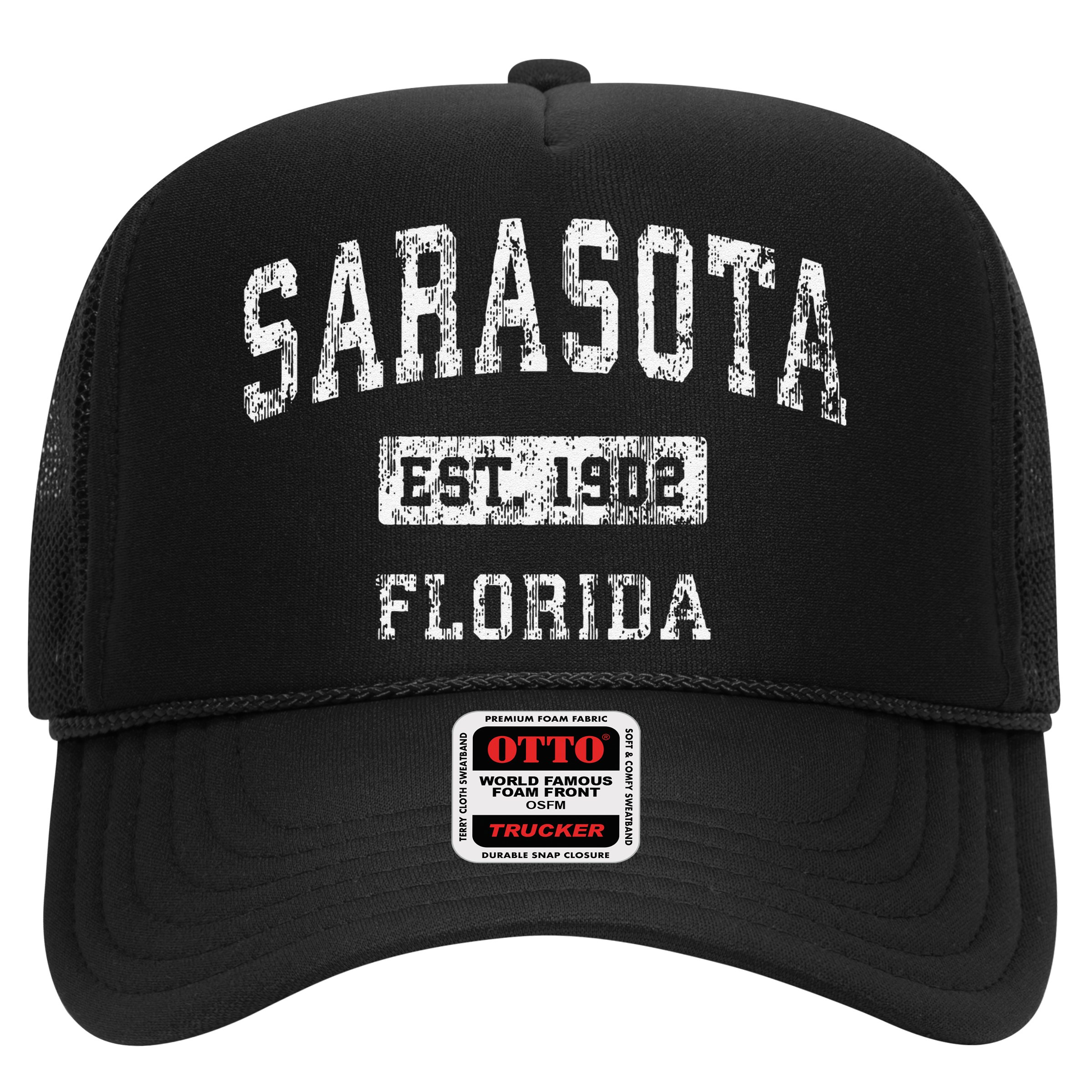 Sarasota Florida Fl Vintage Established Hat