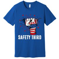 Sarcastic Fireworks Firecrackers 4th Of July Safety Third Gift Premium T-Shirt