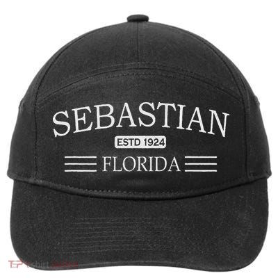 Sebastian Florida Fl 7-Panel Snapback Hat