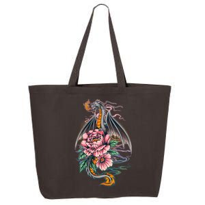 Springtime Floral Fire Dragon 25L Jumbo Tote