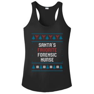 Santas Favorite Forensic Nurse Gift Christmas Funny Gift Ladies PosiCharge Competitor Racerback Tank