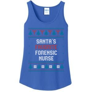 Santas Favorite Forensic Nurse Gift Christmas Funny Gift Ladies Essential Tank