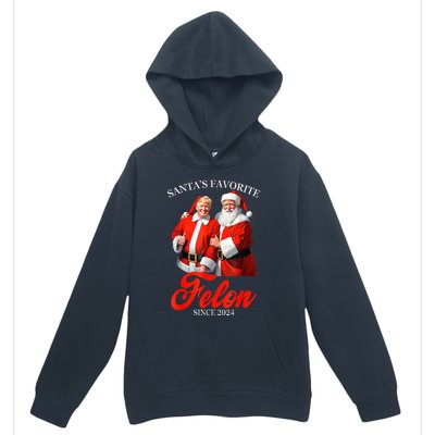 SantaS Favorite Felon Since 2024 Trump Christmas Xmas Urban Pullover Hoodie