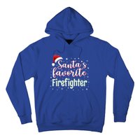 SantaS Favorite Firefighter Christmas Firefighter Xmas Gift Hoodie