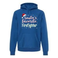 SantaS Favorite Firefighter Christmas Firefighter Xmas Gift Premium Hoodie