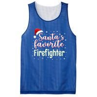 SantaS Favorite Firefighter Christmas Firefighter Xmas Gift Mesh Reversible Basketball Jersey Tank