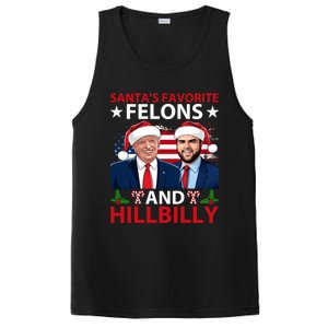 Santa’S Favorite Felons And Hillbilly Trump Vance Christmas Gift PosiCharge Competitor Tank