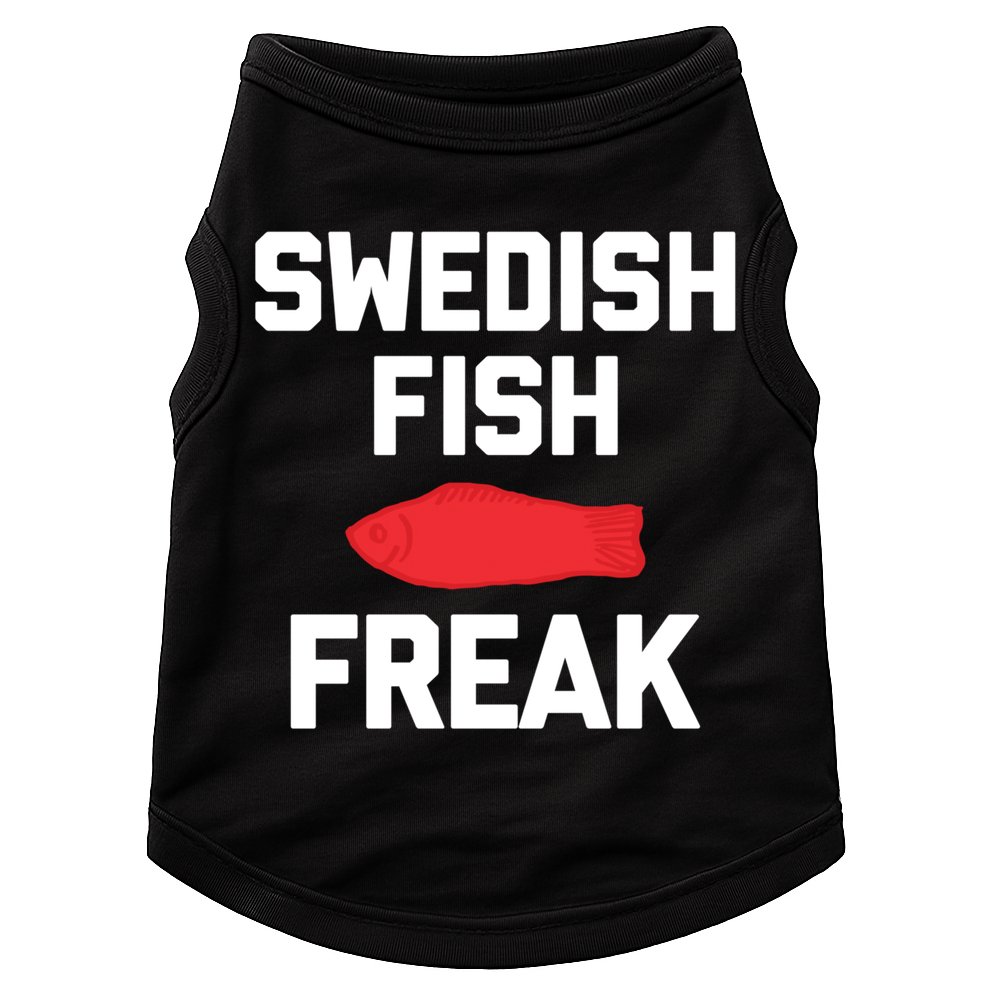 Swedish Fish Freak Gift Funny Saying Sarcastic Food Candy Gift Doggie Tank