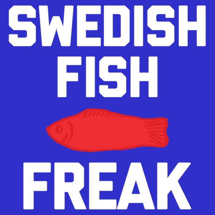 Swedish Fish Freak Gift Funny Saying Sarcastic Food Candy Gift Kids Long Sleeve Shirt