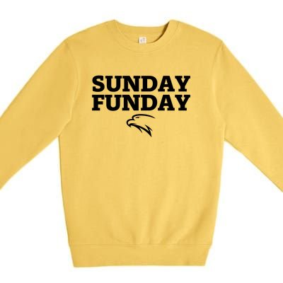 Sunday Funday Funny Sunday Funday Premium Crewneck Sweatshirt