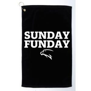 Sunday Funday Funny Sunday Funday Platinum Collection Golf Towel