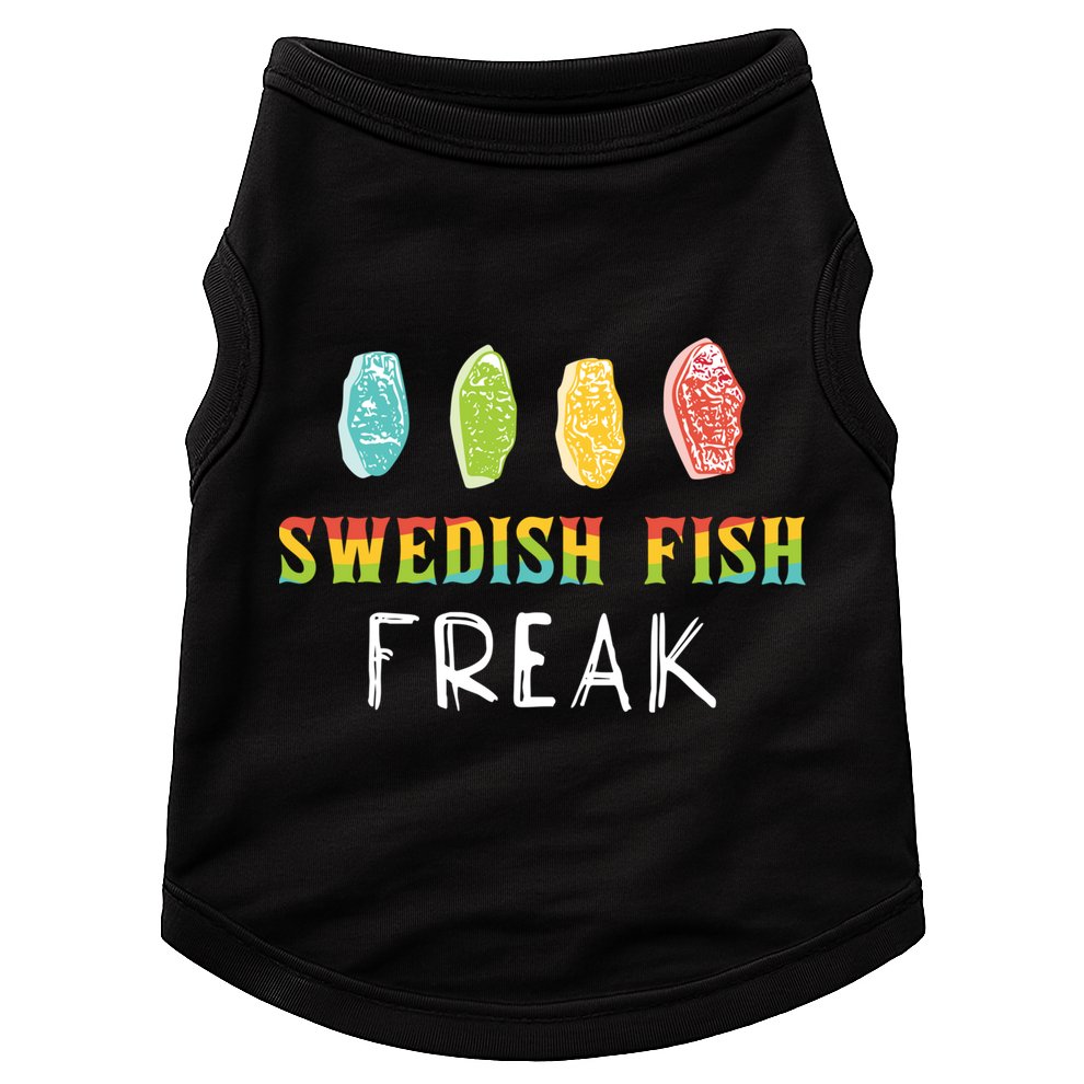 Swedish Fish Freak In The Wild Funny Idea Funny Gift Doggie Tank
