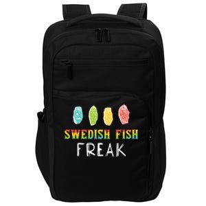 Swedish Fish Freak In The Wild Funny Idea Funny Gift Impact Tech Backpack