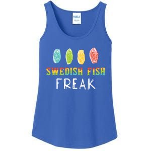 Swedish Fish Freak In The Wild Funny Idea Funny Gift Ladies Essential Tank