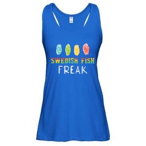 Swedish Fish Freak In The Wild Funny Idea Funny Gift Ladies Essential Flowy Tank