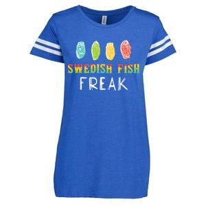 Swedish Fish Freak In The Wild Funny Idea Funny Gift Enza Ladies Jersey Football T-Shirt