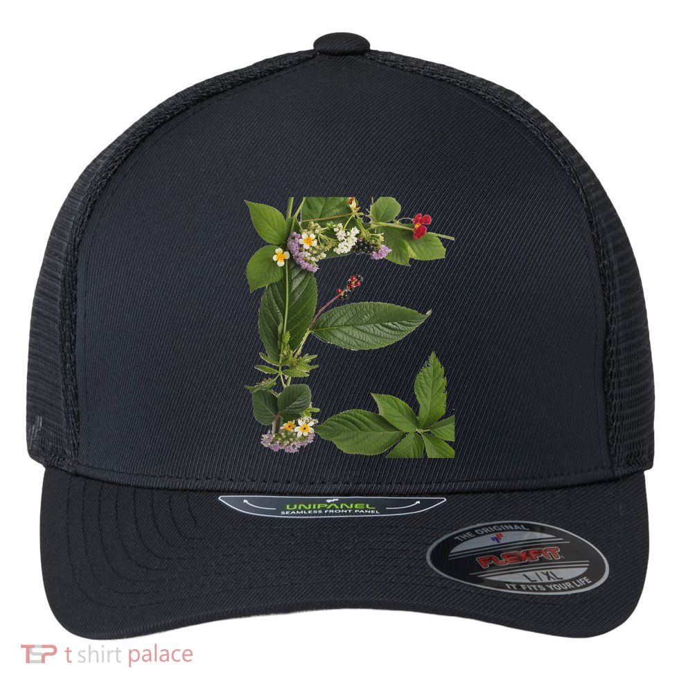 Subtle Floral F Anti Trump Political Protest Flexfit Unipanel Trucker Cap