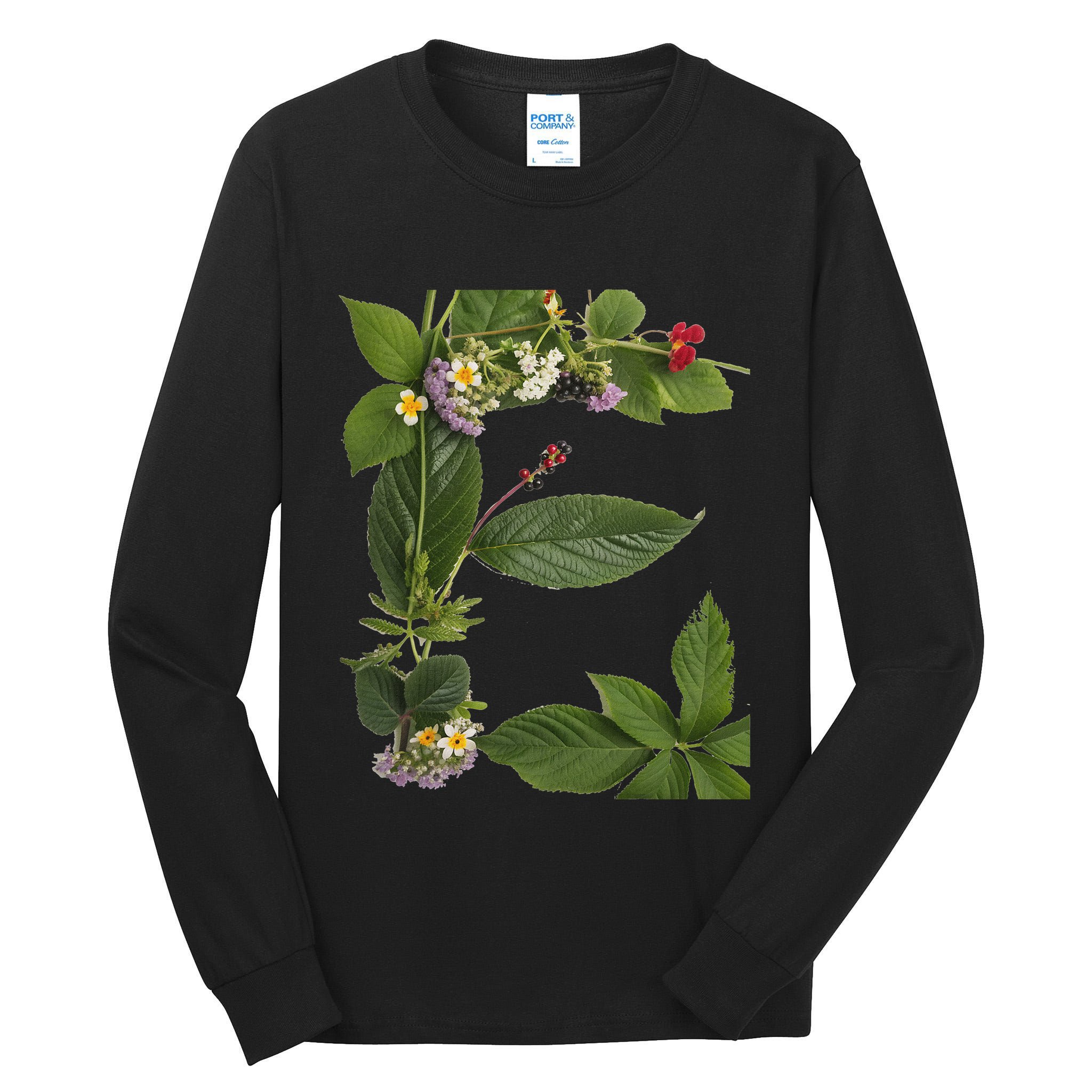 Subtle Floral F Anti Trump Political Protest Tall Long Sleeve T-Shirt