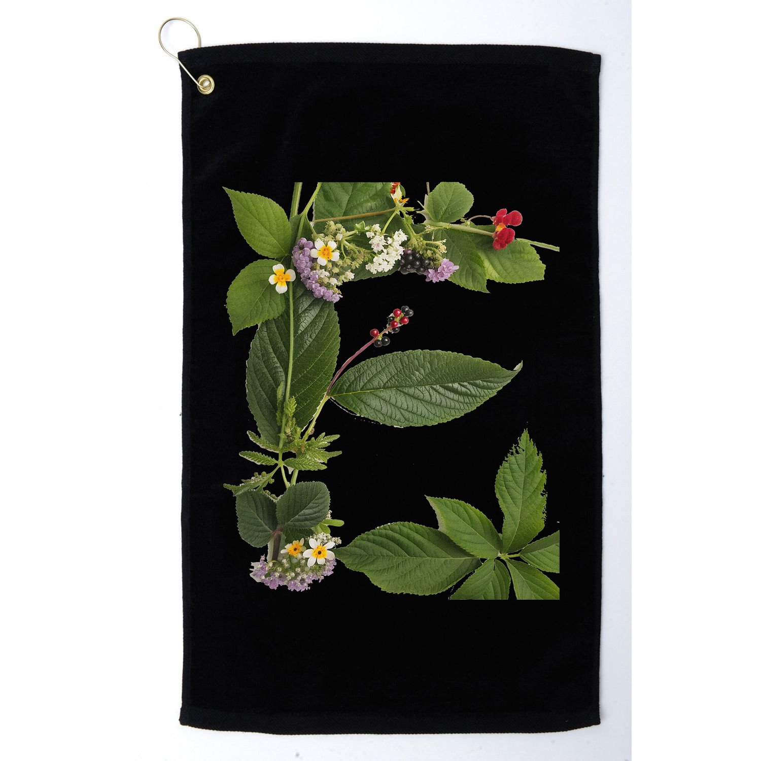 Subtle Floral F Anti Trump Political Protest Golf Towel