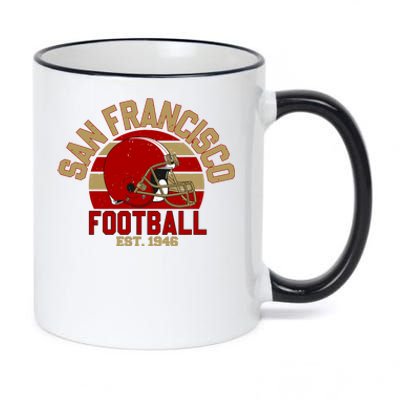 San Francisco Football Est 1946 Team Supporter 11oz Black Color Changing Mug