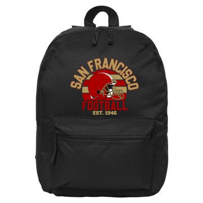 San Francisco Football Est 1946 Team Supporter 16 in Basic Backpack