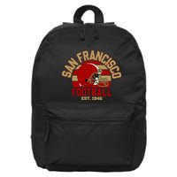 San Francisco Football Est 1946 Team Supporter 16 in Basic Backpack