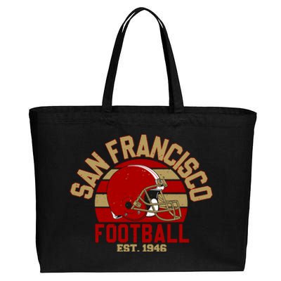 San Francisco Football Est 1946 Team Supporter Cotton Canvas Jumbo Tote