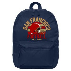 San Francisco Football Est 1946 Team Supporter 16 in Basic Backpack