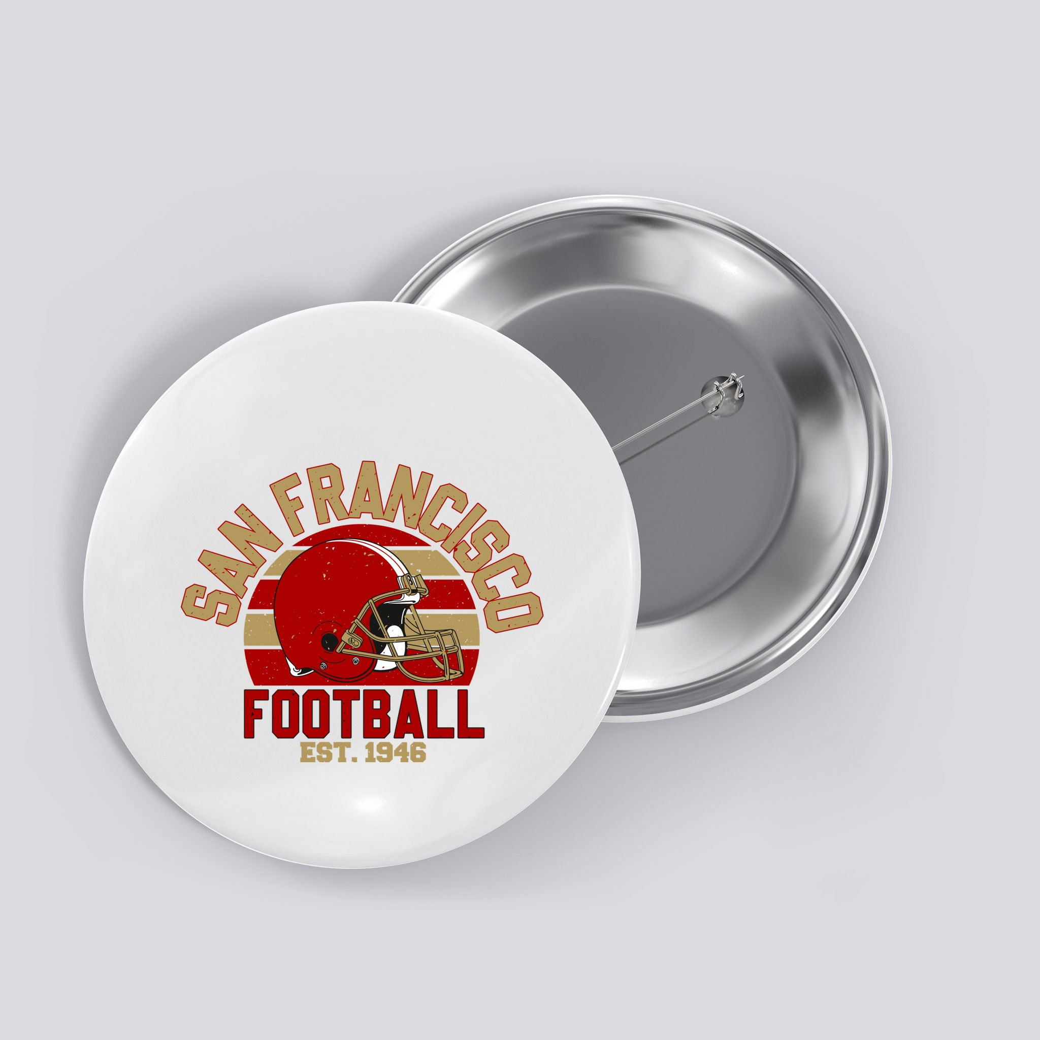 San Francisco Football Est 1946 Team Supporter Button