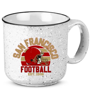 San Francisco Football Est 1946 Team Supporter 15oz Campfire Ceramic Mug