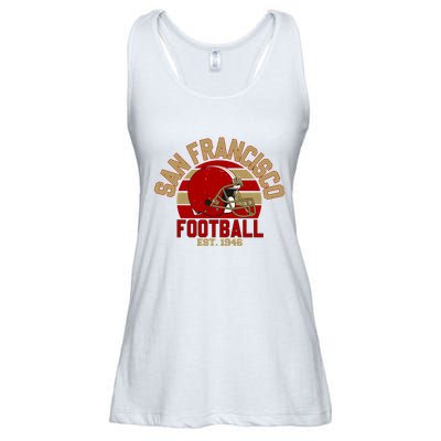San Francisco Football Est 1946 Team Supporter Ladies Essential Flowy Tank