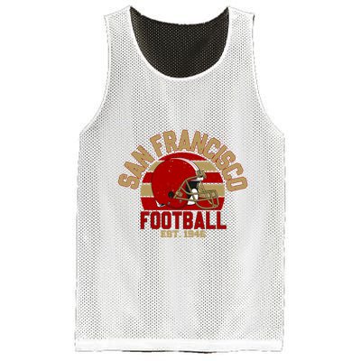 San Francisco Football Est 1946 Team Supporter Mesh Reversible Basketball Jersey Tank