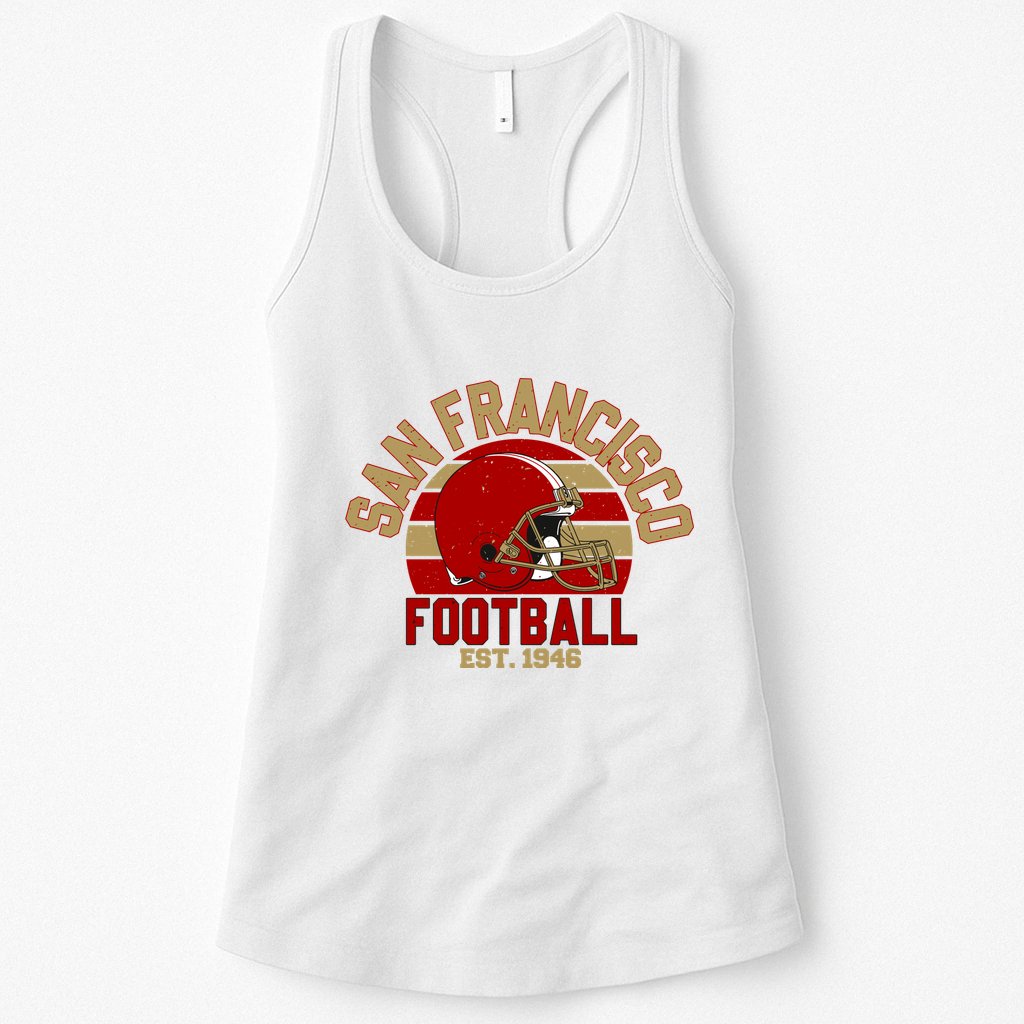 San Francisco Football Est 1946 Team Supporter Womens Tank Top