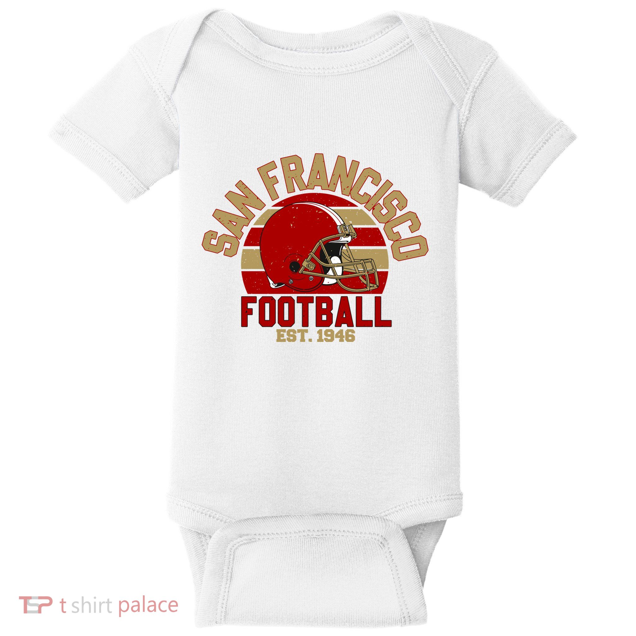 San Francisco Football Est 1946 Team Supporter Baby Bodysuit