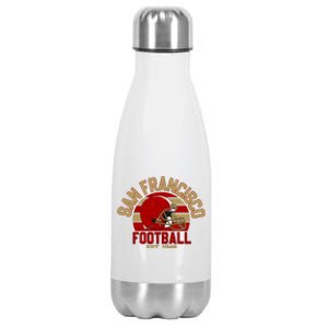 San Francisco Football Est 1946 Team Supporter Stainless Steel Insulated Water Bottle