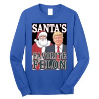 Santa Favorite Felon Trump Christmas Trump Santa Christmas Gift Long Sleeve Shirt