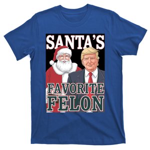 Santa Favorite Felon Trump Christmas Trump Santa Christmas Gift T-Shirt