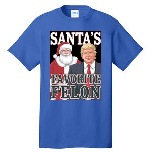 Santa Favorite Felon Trump Christmas Trump Santa Christmas Gift Tall T-Shirt