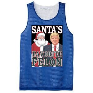 Santa Favorite Felon Trump Christmas Trump Santa Christmas Gift Mesh Reversible Basketball Jersey Tank