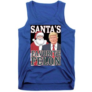 Santa Favorite Felon Trump Christmas Trump Santa Christmas Gift Tank Top