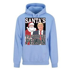 Santa Favorite Felon Trump Christmas Trump Santa Christmas Gift Unisex Surf Hoodie