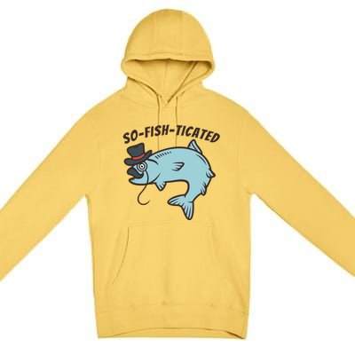 Suffocated Funny Fish Premium Pullover Hoodie